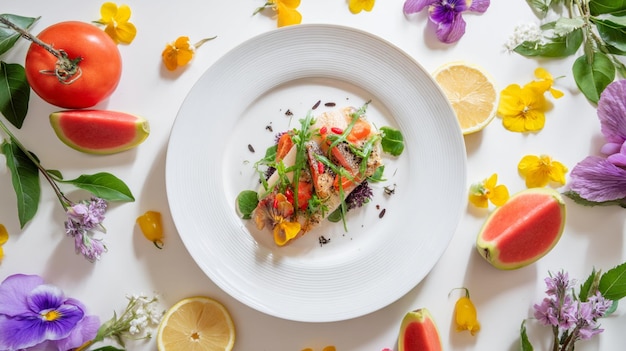 Talizk ze świeżym daniem